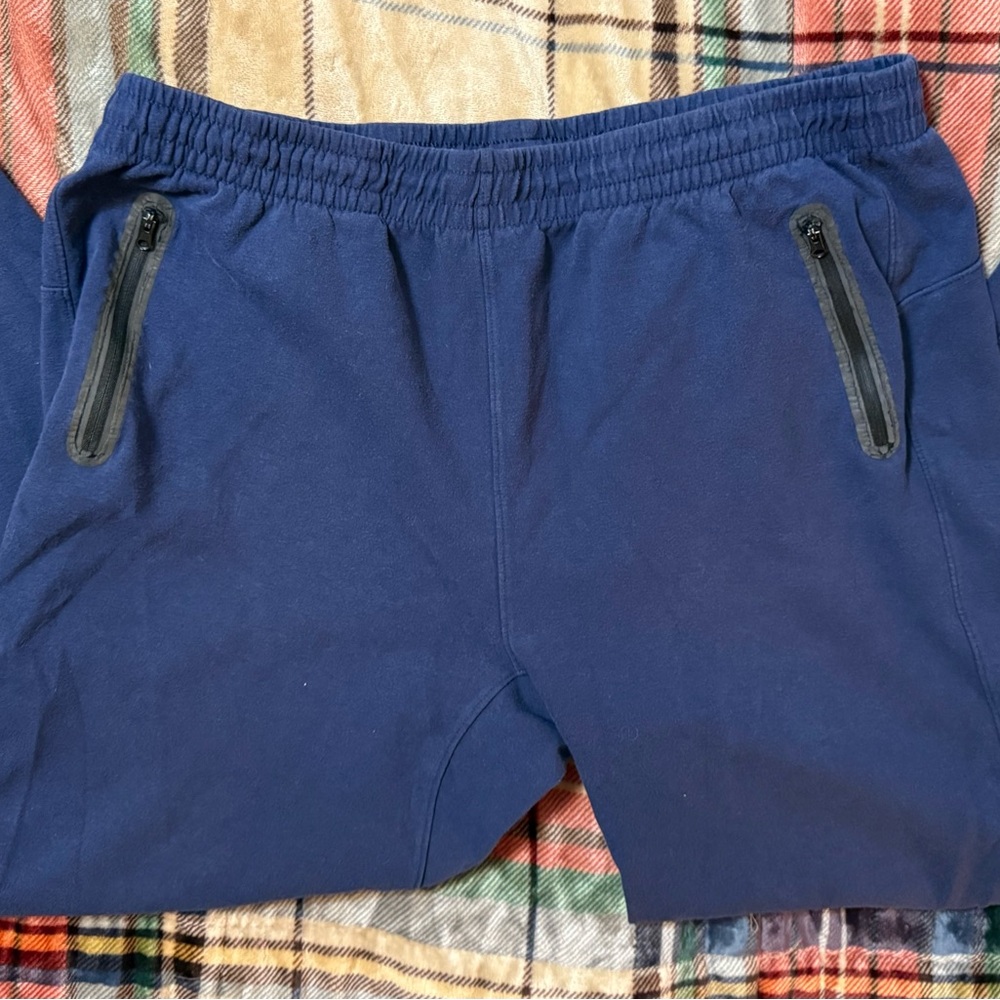 Men's Navy Blue Athletic Pants